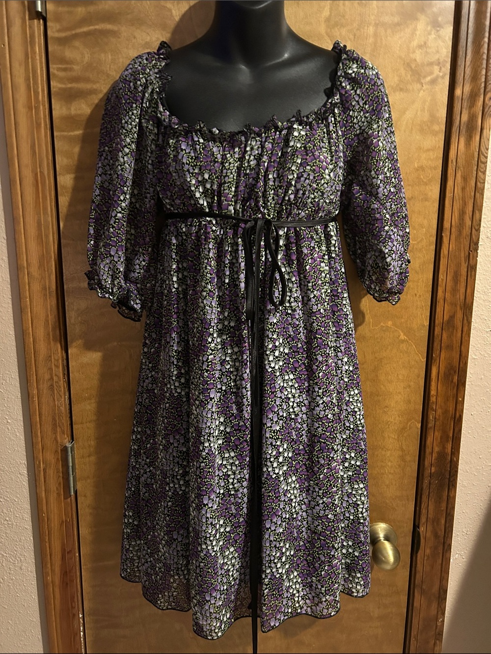 Candie's Purple Floral Dress